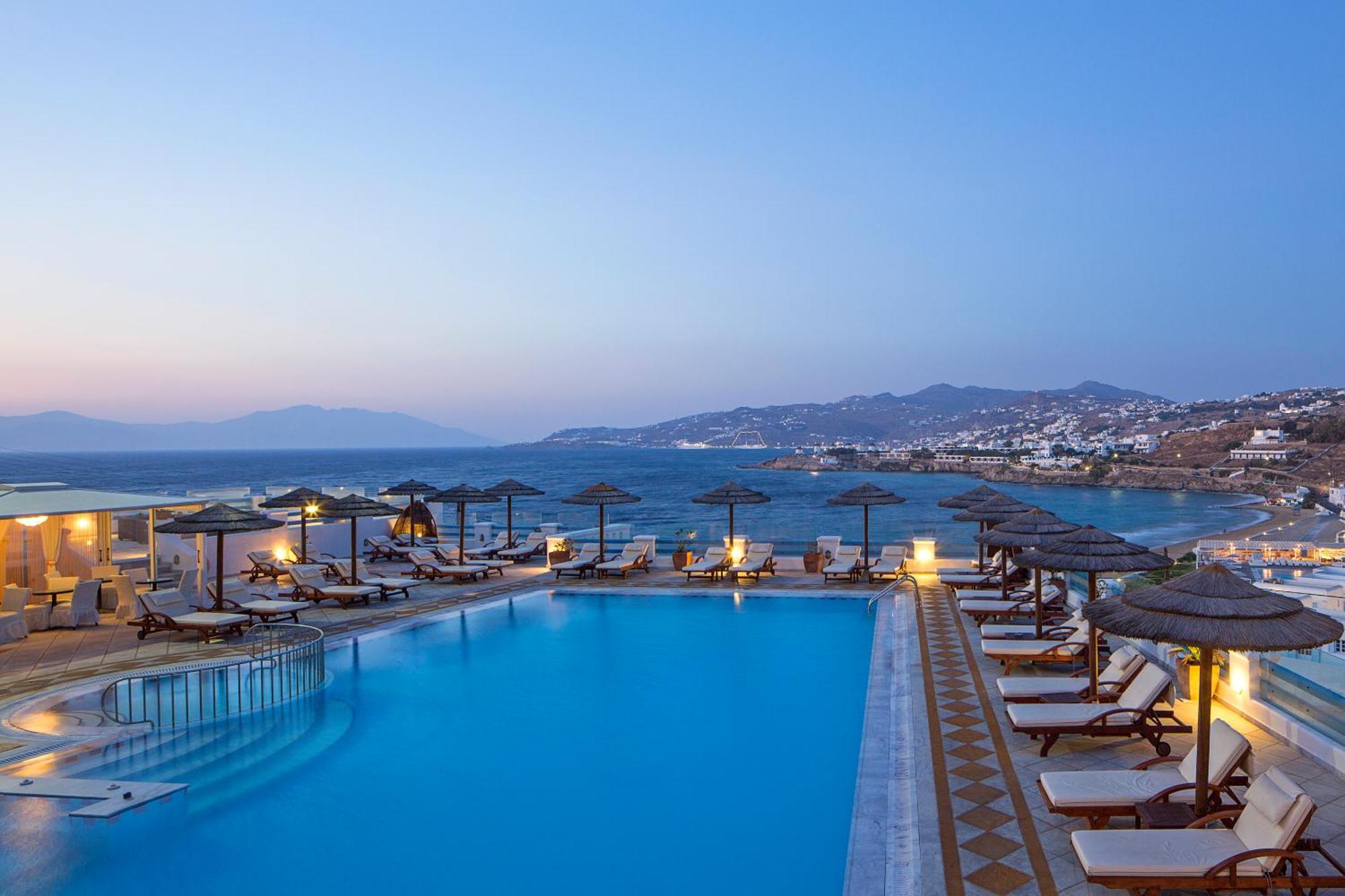 Grand Beach Hotel Mykonos Town Zewnętrze zdjęcie